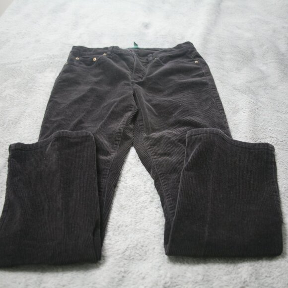 Ralph Lauren Women's Corduroy Pants, Size 8, Black - Picture 1 of 4